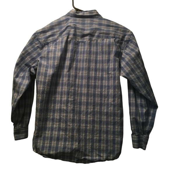 Panhandle Slim Plaid Snap Button Western Shirt - Picture 3 of 4